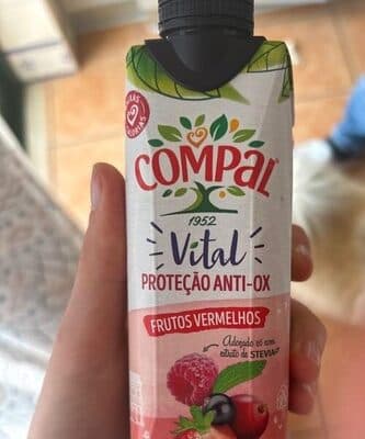 Nectar Compal Vital Frutos Vermelhos