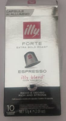 Cápsulas Illy Compatível Nespresso Café Forte