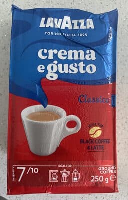 Café Lavazza Moído Crema e Gusto
