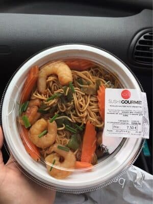 Sushi Gourmet Talharim Salteado com Camarões