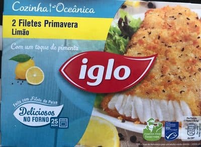 Filetes Iglo Primavera Limão