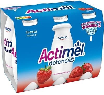 Probiótico Actimel Morango