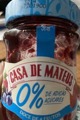 Doce Casa de Mateus 4 Frutos 280 g 0%