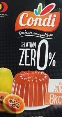 Gelatina Condi Zero Papaia