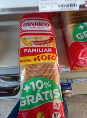 Pão Panrico Forma Branco com Côdea