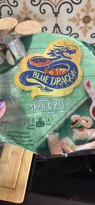 Folhas Blue Dragon de Arroz Wraps