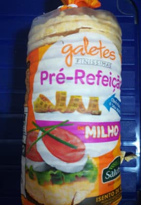 Tortitas Salutem Milho Finíssimas com Sal