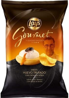 Batatas Lay's Gourmet Ovo Trufado