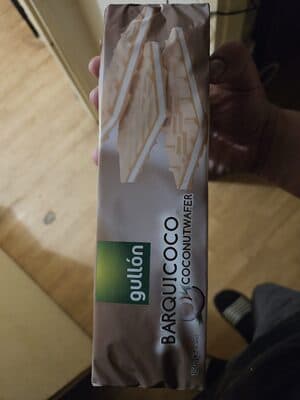 Bolacha Gullon Wafer Barquicoco