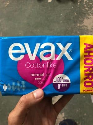 Pensos Higiénicos Cottonlike Normal com Abas Evax