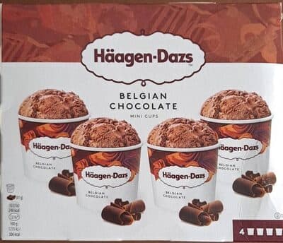 Gelado Häagen-Dazs Chocolate Belga