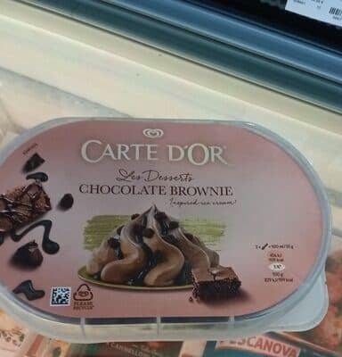 Gelado Carte d'Or Chocolate Brownie