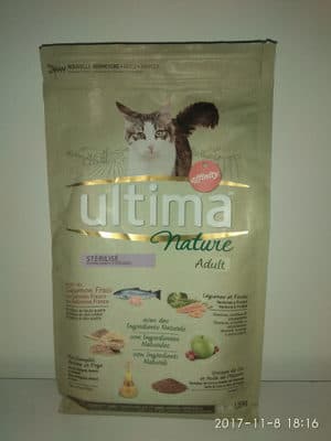 Ração para Gato Nature Ultima Esterilizado com Salmão