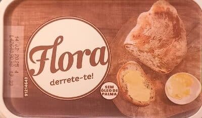 Creme Vegetal Flora para Barrar