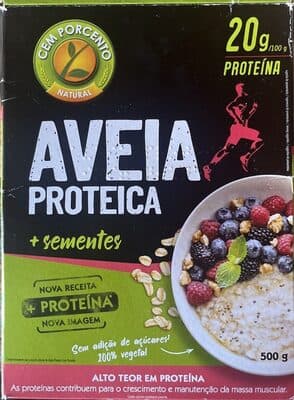 Aveia Cem Porcento Mais Proteica Instantânea