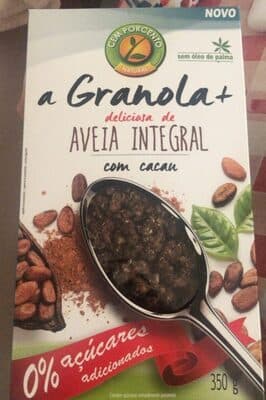 Granola Cem Porcento Cacau sem Açúcar Adicionado