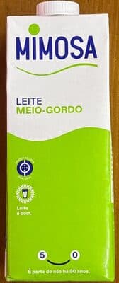 Leite Mimosa UHT Meio Gordo