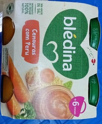 Refeição Bledina Perú e Cenouras