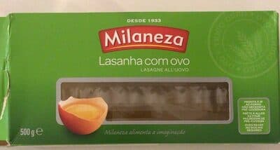 Massa Lasanha Milaneza C/Ovo
