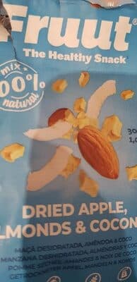 Snack Fruut Maçã Côco Amêndoa sem Açúcar