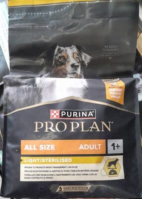 Ração Cão Pro Plan Esterilizado Light