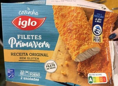 Filetes Iglo Primavera Original sem Glúten