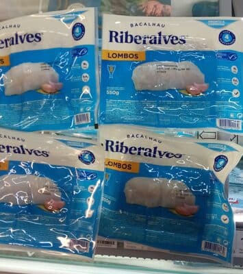 Bacalhau Riberalves Lombos 4 Meses Cura MSC