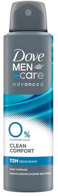 Desodorizante Spray Dove Men Clean Comfort 0% Alumínio