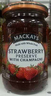 Compota Mackays Morango e Champanhe