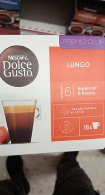 Cápsulas Dolce Gusto Nescafé Café Lungo Intensidade 6