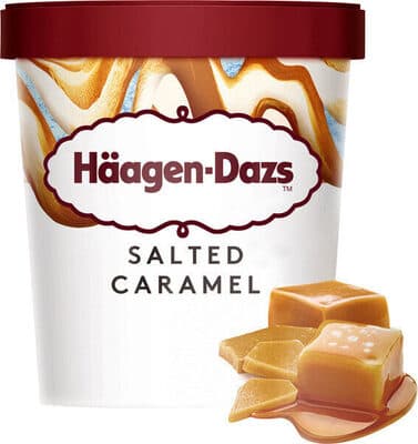 Gelado Häagen-Dazs Salted Caramel