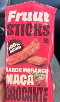 Snack Fruut Maçã Sabor Morango