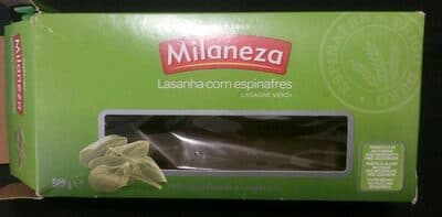 Massa Lasanha Milaneza com Espinafres