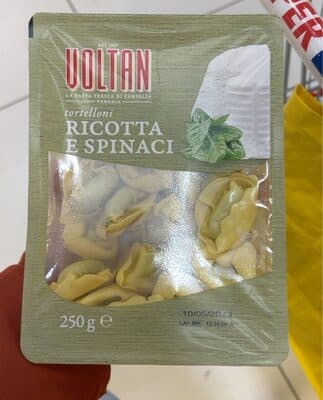 Tortelloni Voltan Ricotta e Espinafres