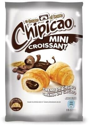 Croissant Chipicao Mini Creme Cacau