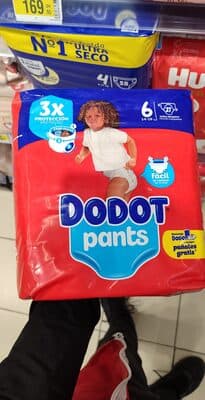Fraldas Cueca Pants Dodot T6 14-19 kg