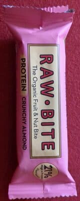 Barra BIO Raw Bite Proteína Amêndoa Crocante