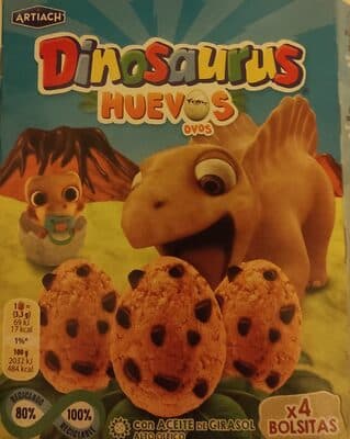 Bolacha Artiach Dinossauros Dinoovos