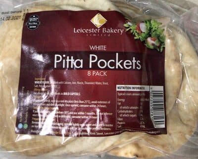 Pão Leicester Bakery Pita Pockets Round B In One