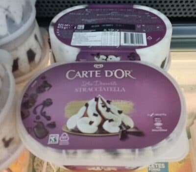 Gelado Carte d'Or Straciatella