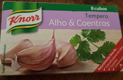 Temperos Knorr Alho e Coentros 8cubos