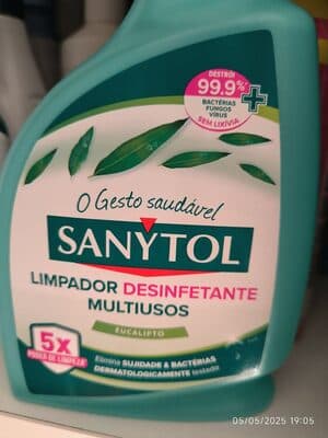 Limpador Desinfetante Multiusos Eucalipto Sanytol