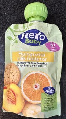 Pacotinho Fruta Hero Baby Multifrutos com Bolacha