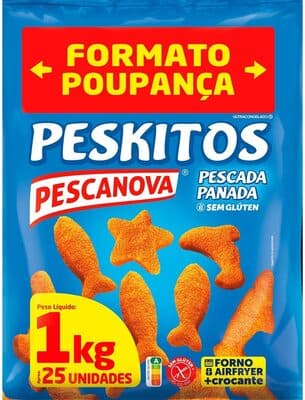 Peskitos Pescanova Pescada Panada sem Glúten