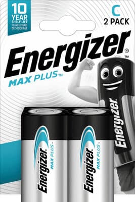 Pilha Max Plus Energizer LR14-C Pack