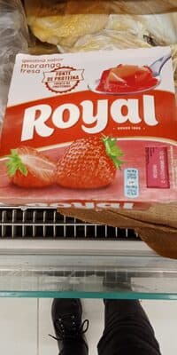 Gelatina Royal Morango