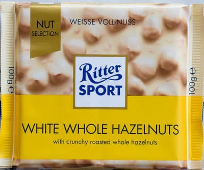 Chocolate Ritter Sport Branco Avelãs Nut Sel