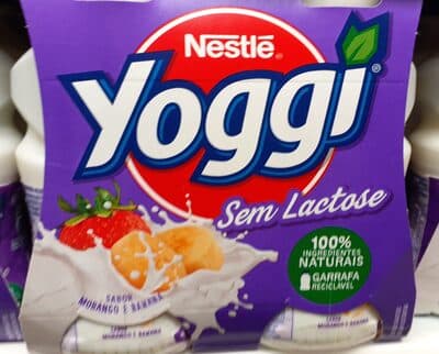 Iogurte Yoggi Líquido sem Lactose Morango-Banana