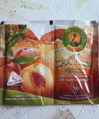 Chá Cem Porcento Fresh Pêssego Solúvel
