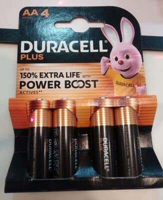 Pilha Alcalina Duracell Plus AA Pack